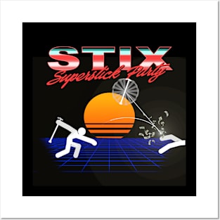 SUPER STIX PARTY Posters and Art